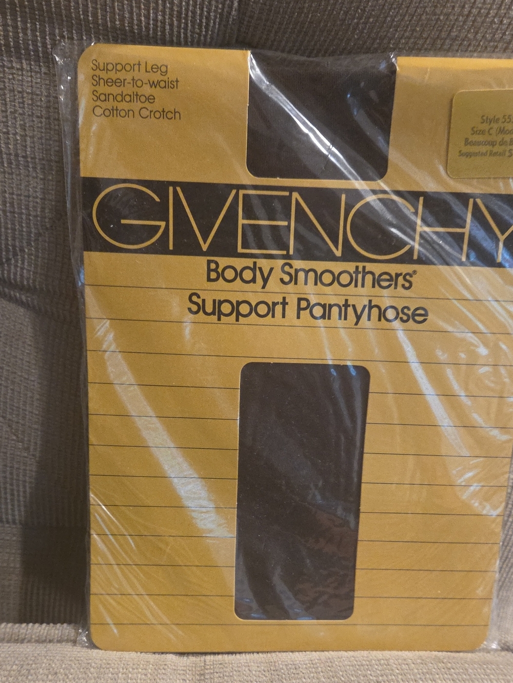 Givenchy Black Body Smoothers Support Pantyhose